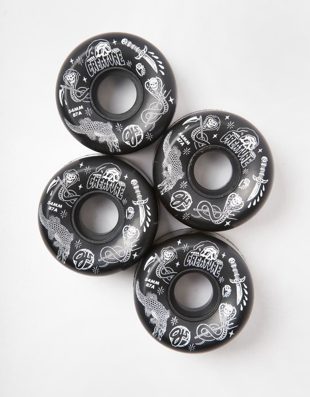 OJ x Creature Trippy Tanks Keyframe 87a Skateboard Wheels - 54mm