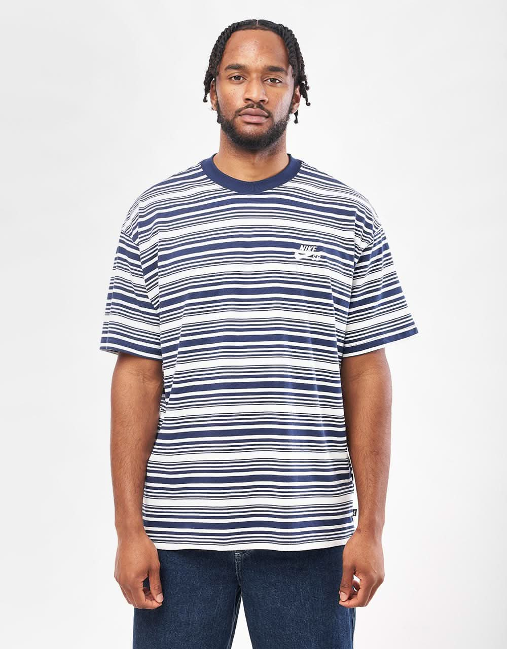 Nike SB M90 Stripe T-Shirt - Midnight Navy