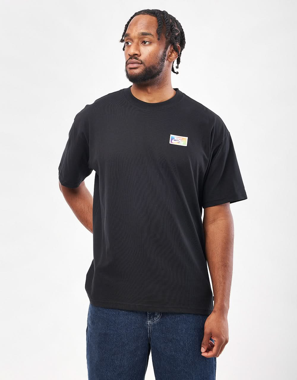 Nike SB Camiseta con huella digital - Negro