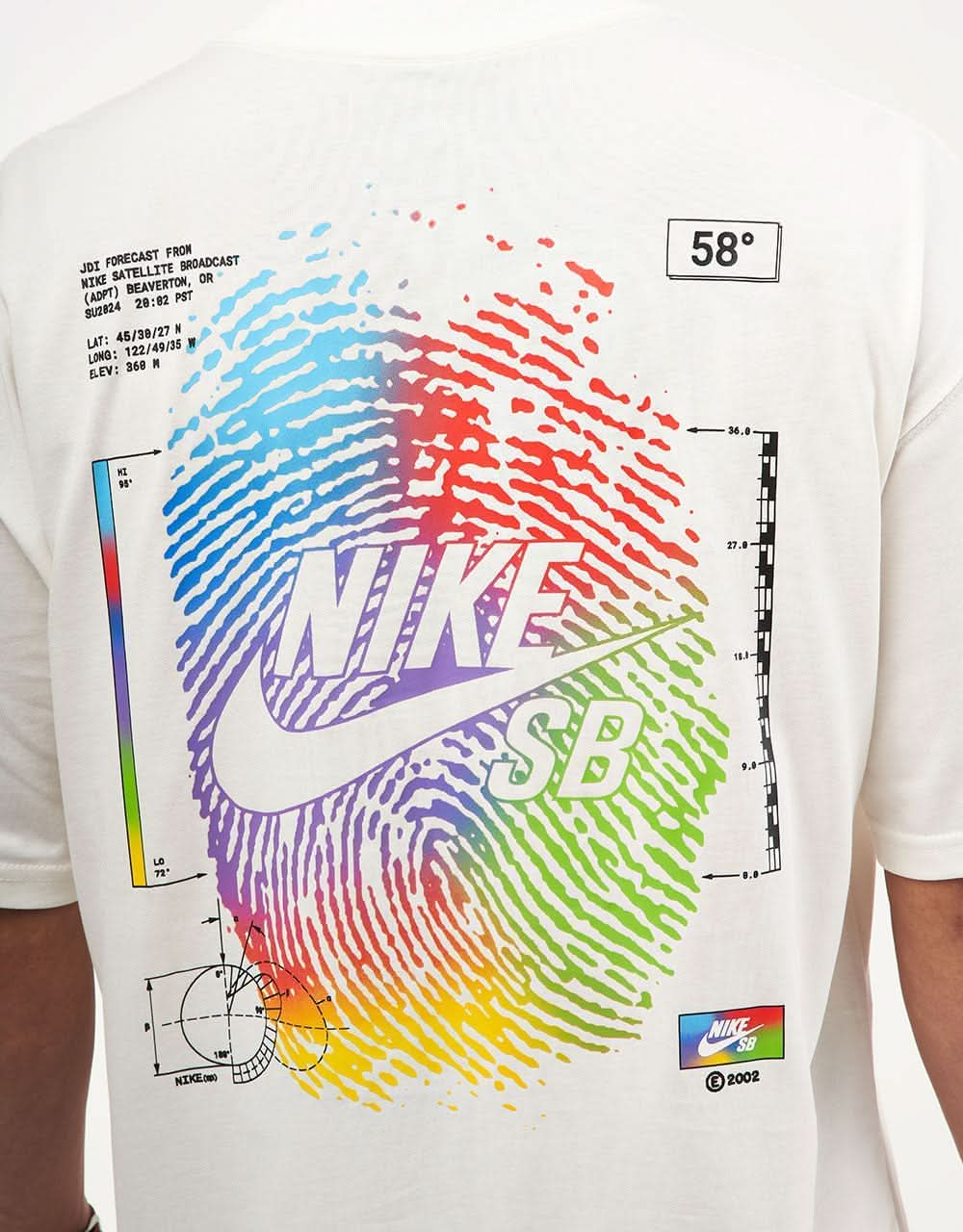 Nike SB Thumbprint T-Shirt - Sail