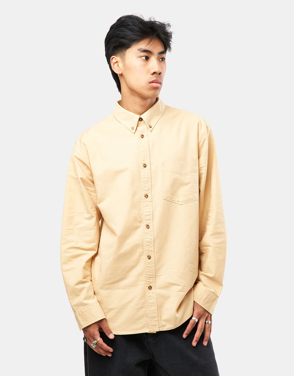 Nike SB Oxford Buttondown Shirt - Sesame/Sesame/Sesame