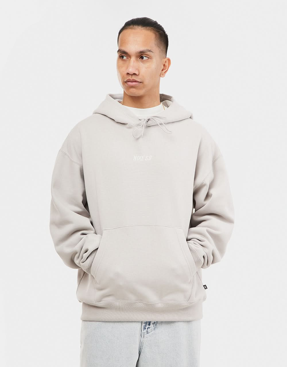 Nike Essential LBR Pullover Hoodie - Light Iron Ore/Coconut Milk