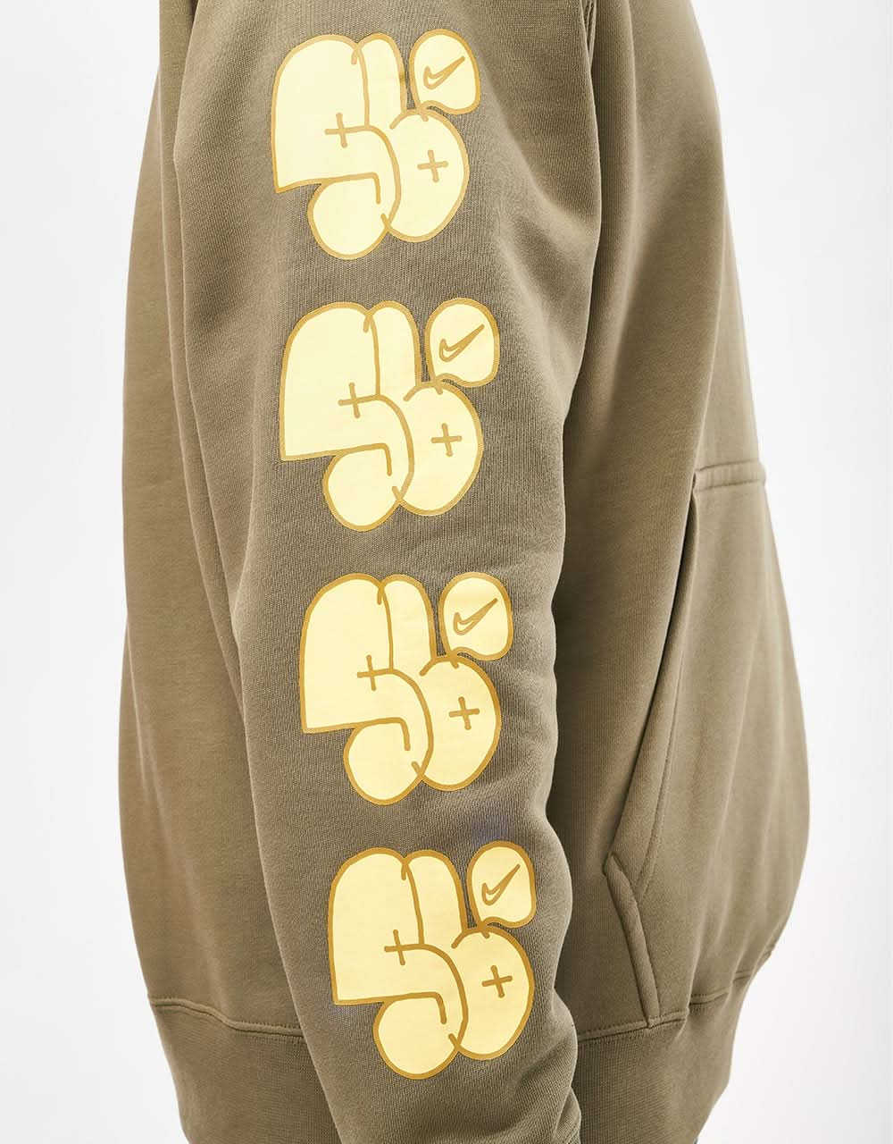 Sweat à capuche Nike SB Graff GFX - Olive moyen