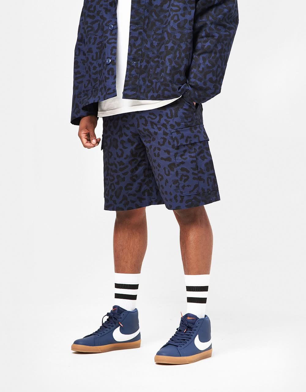 Nike SB Kearny Cargo Short - Minuit Marine Aop