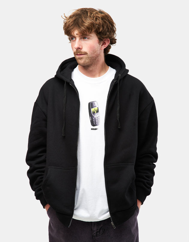 Route One Zip Hoodie - Black