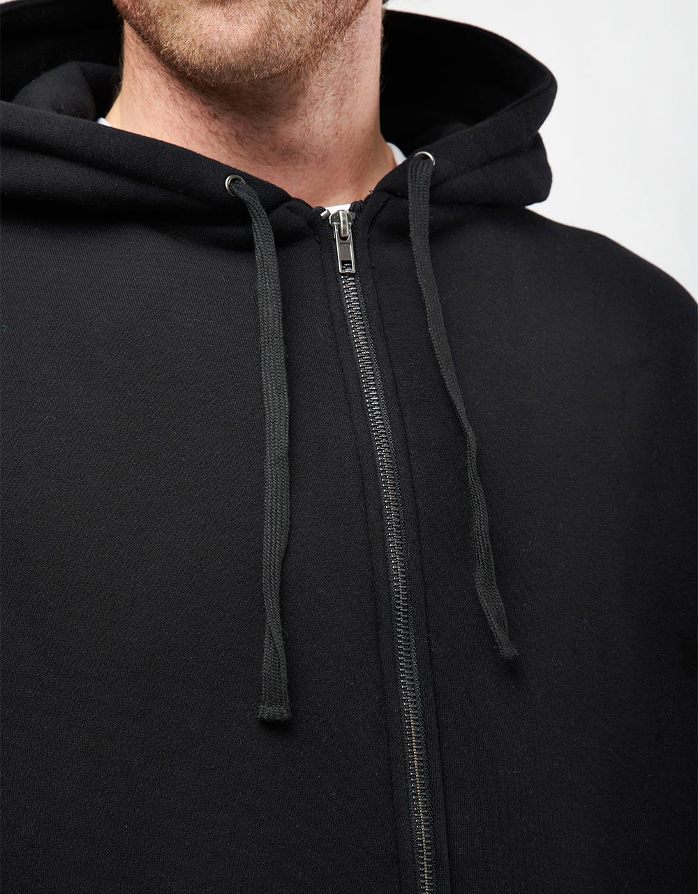 Route One Zip Hoodie - Black