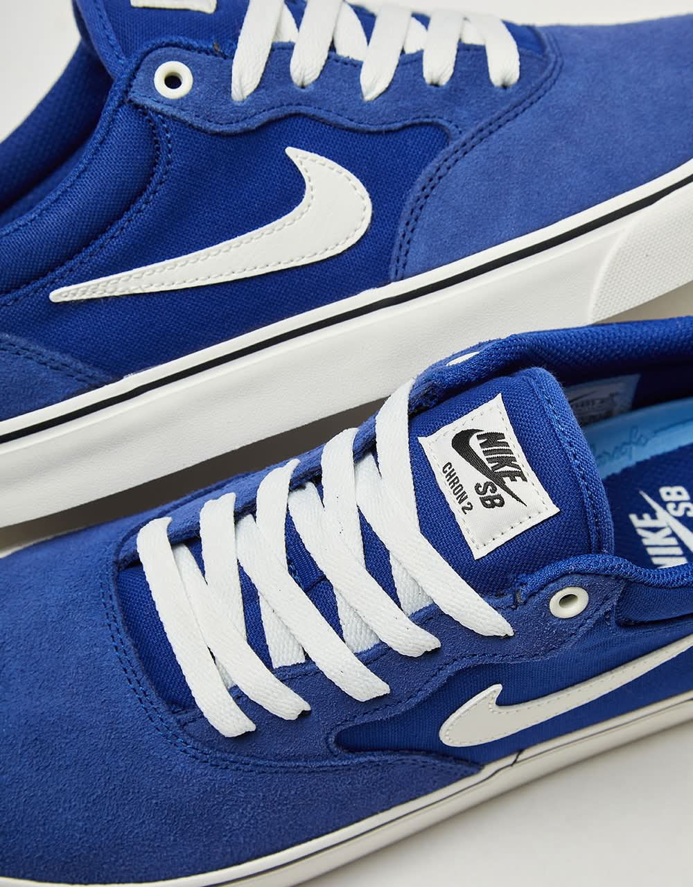 Nike SB Chron 2 Chaussures de skate - Bleu royal profond/Voile-Bleu royal profond-Voile-Noir