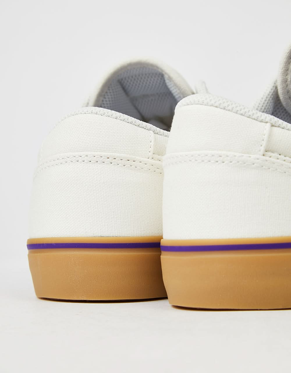 Nike SB Chron 2 Canvas Skate Shoes - Summit White/Monarch-Summit White-Gum Lt Brown-Field Purple