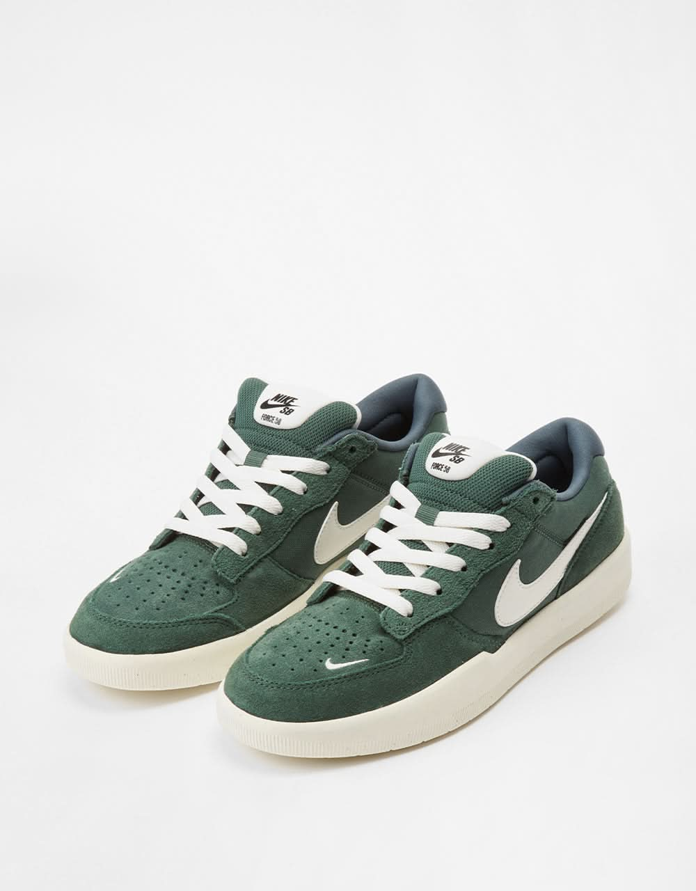 Nike SB Force 58 Chaussures de skate - Vert vintage/Voile-Vintage Vert-Voile-Noir