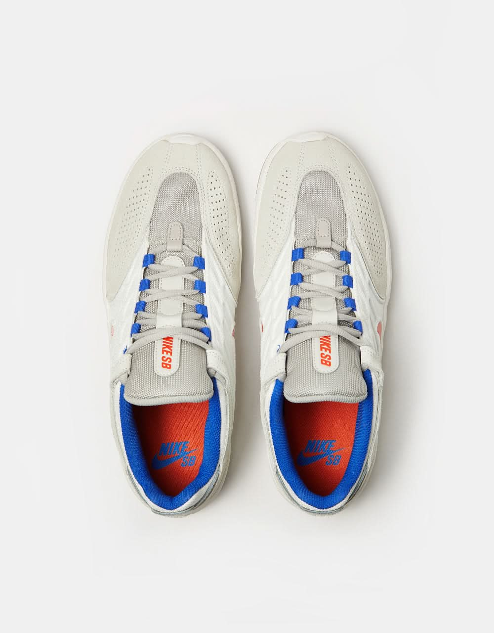 Nike SB Vertebrae Skate Shoes - Summit White/Cosmic Clay-Platinum Tint-Lt Iron Ore-Hyper Royal