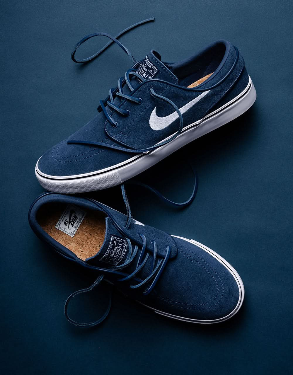 Scarpe da skate Nike SB Zoom Janoski OG+ - Navy/Bianco-Navy-Bianco-Gum Marrone