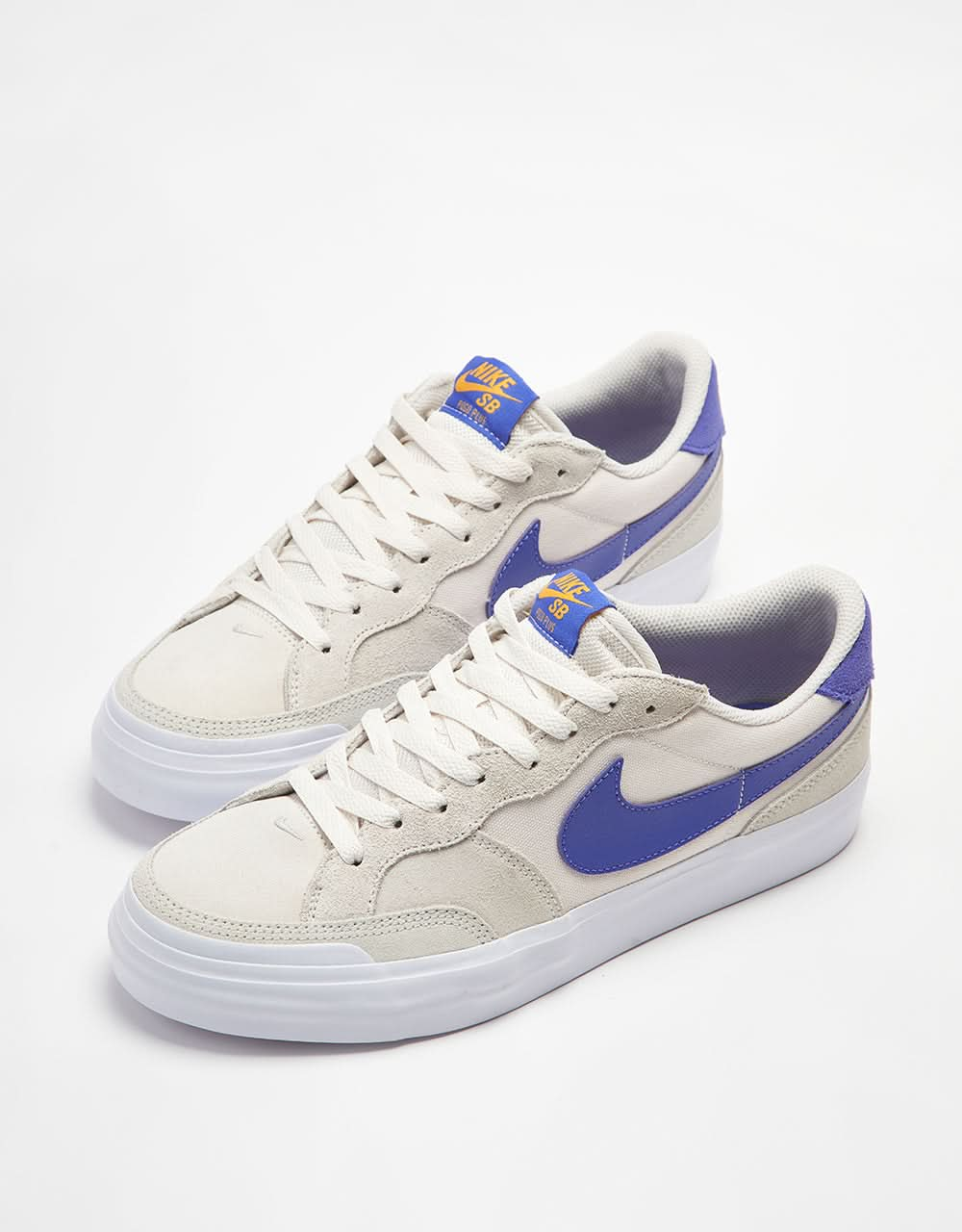 Zapatillas de skate Nike SB Zoom Pogo Plus - Fantasma/Violeta persa-Hueso claro-Oro universitario-Blanco