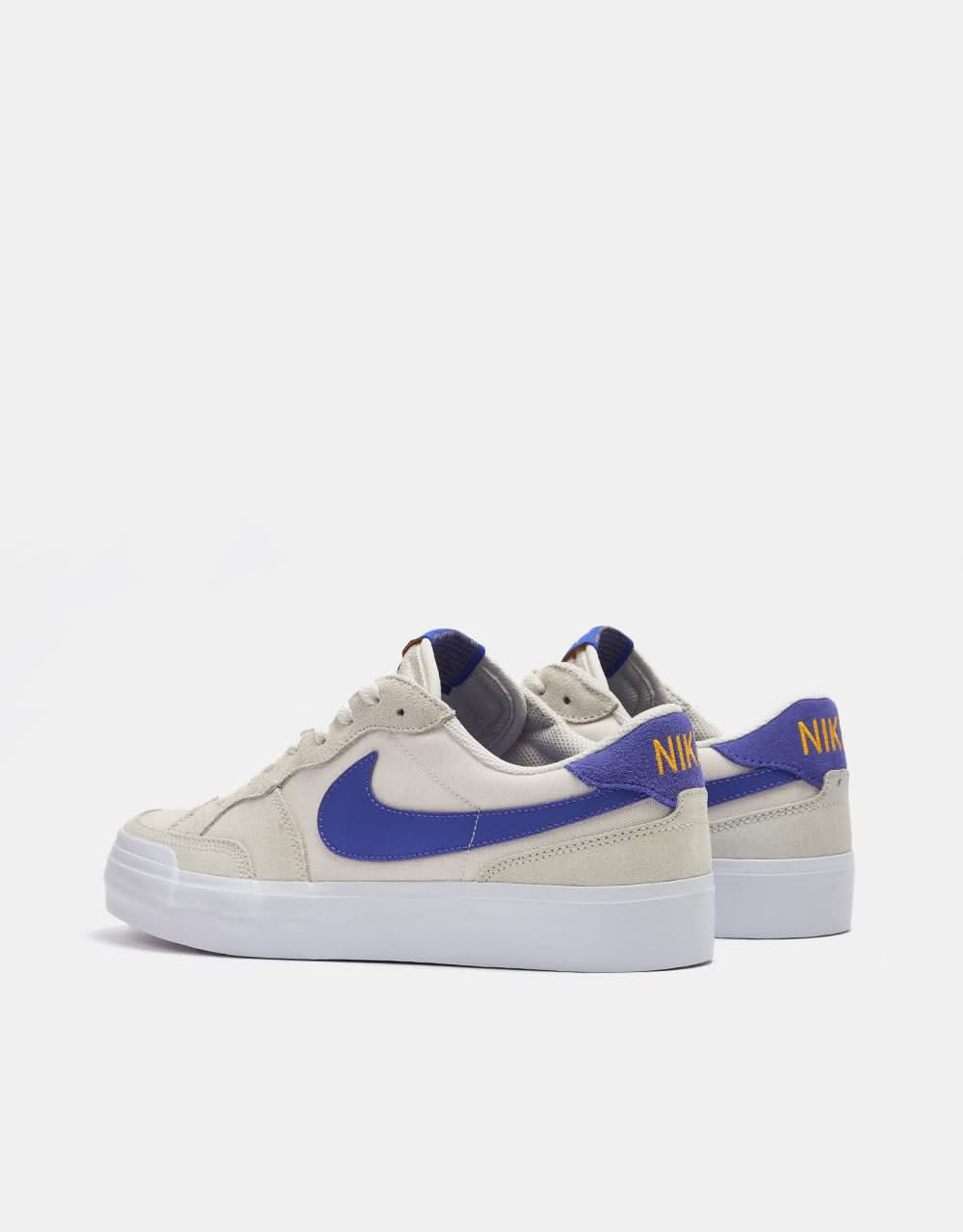 Nike SB Zoom Pogo Plus Skate Shoes - Phantom/Persian Violet-Light Bone-University Gold-White