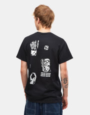 Blast x Seb Touache Flash T-Shirt - Black