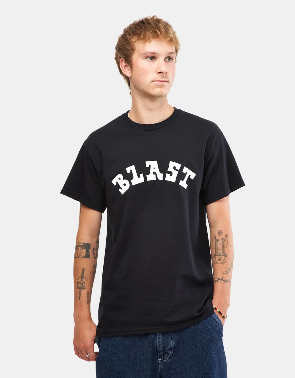 T-Shirt Flash Blast x Seb Touache - Noir