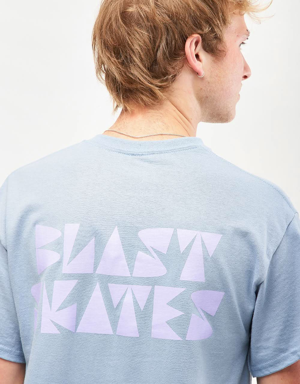 Blast Roller Earth Surfer T-Shirt - Stone Blue