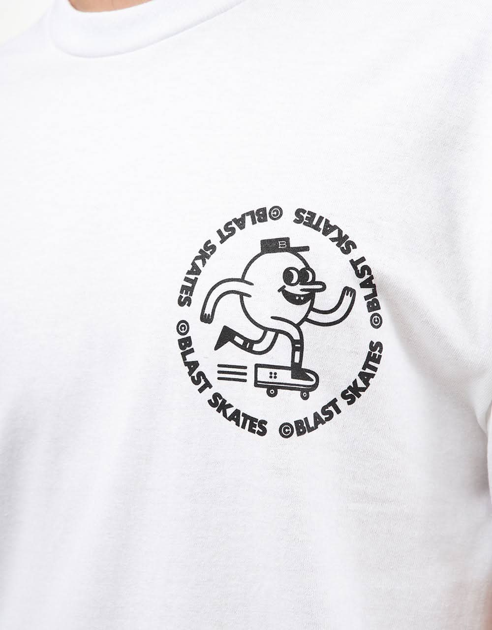 T-shirt mascotte classique Blast - Blanc