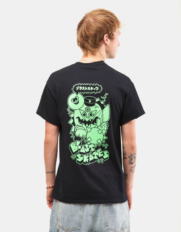 Blast Mutant Smasher T-Shirt - Black (GITD)