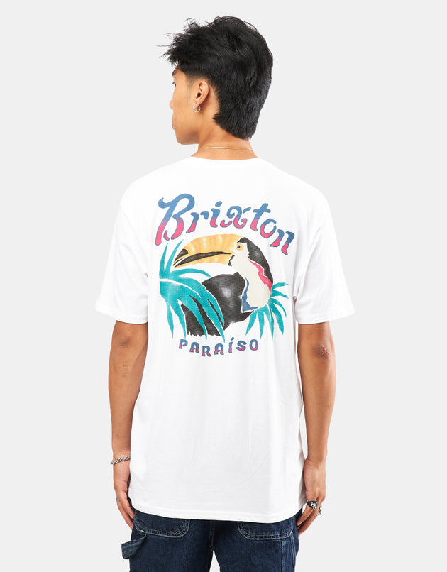 Camiseta Brixton Paraiso - Blanco