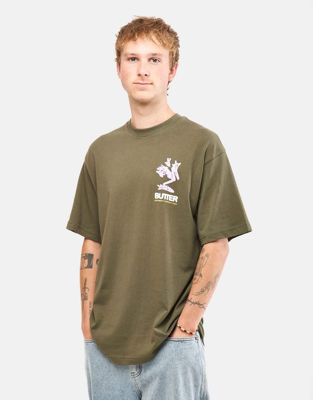 T-shirt amphibien Butter Goods - Armée