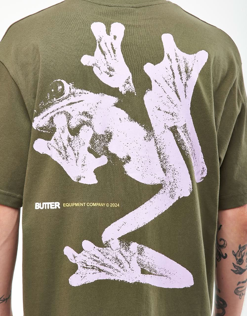 T-shirt anfibio Butter Goods - Esercito