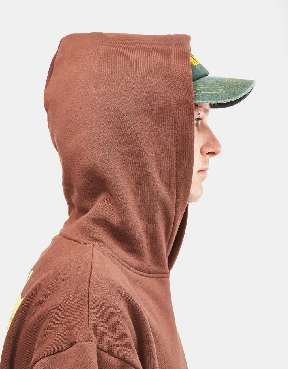 Sudadera con capucha Butter Goods Amphibian - Chocolate