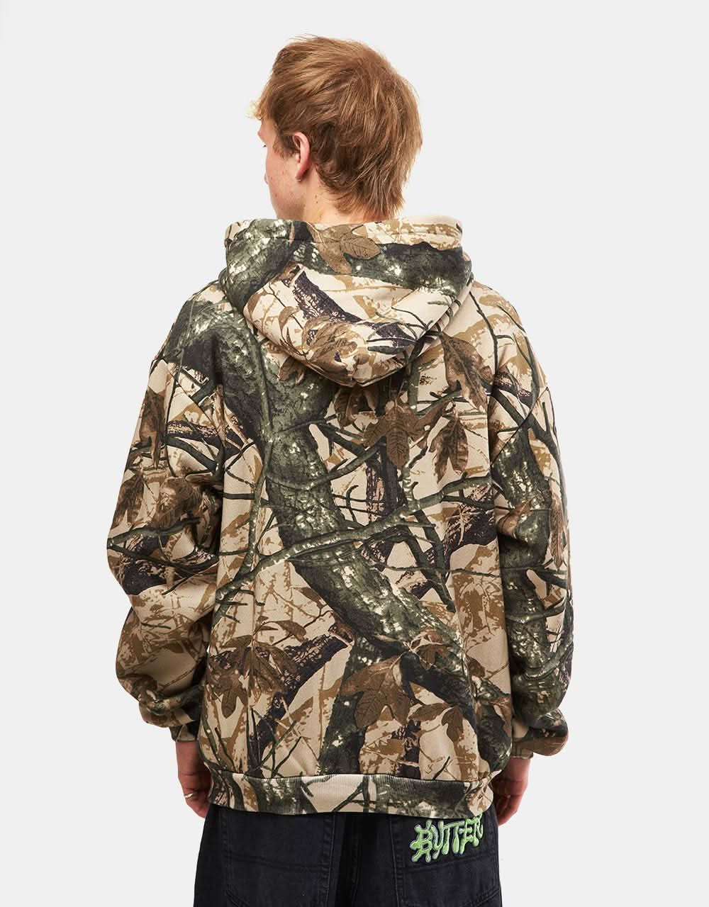 Butter Goods Ink Zip-Thru Hoodie - Camo