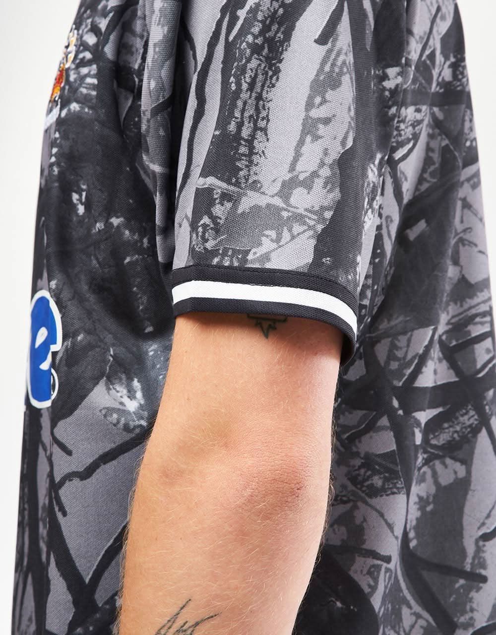 Butter Goods Foliage Camo Jersey - Black