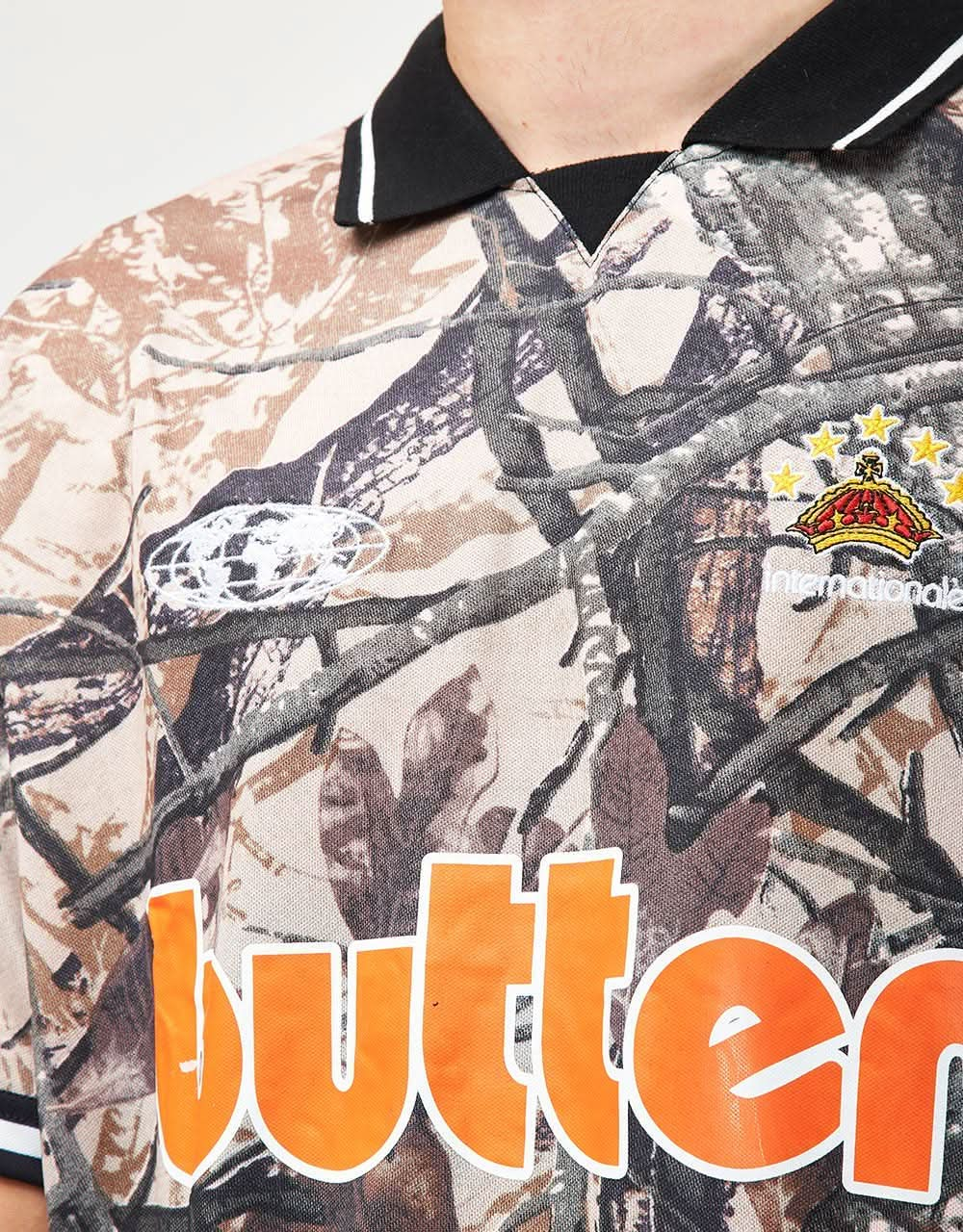 Butter Goods Foliage Camo Jersey - Tan