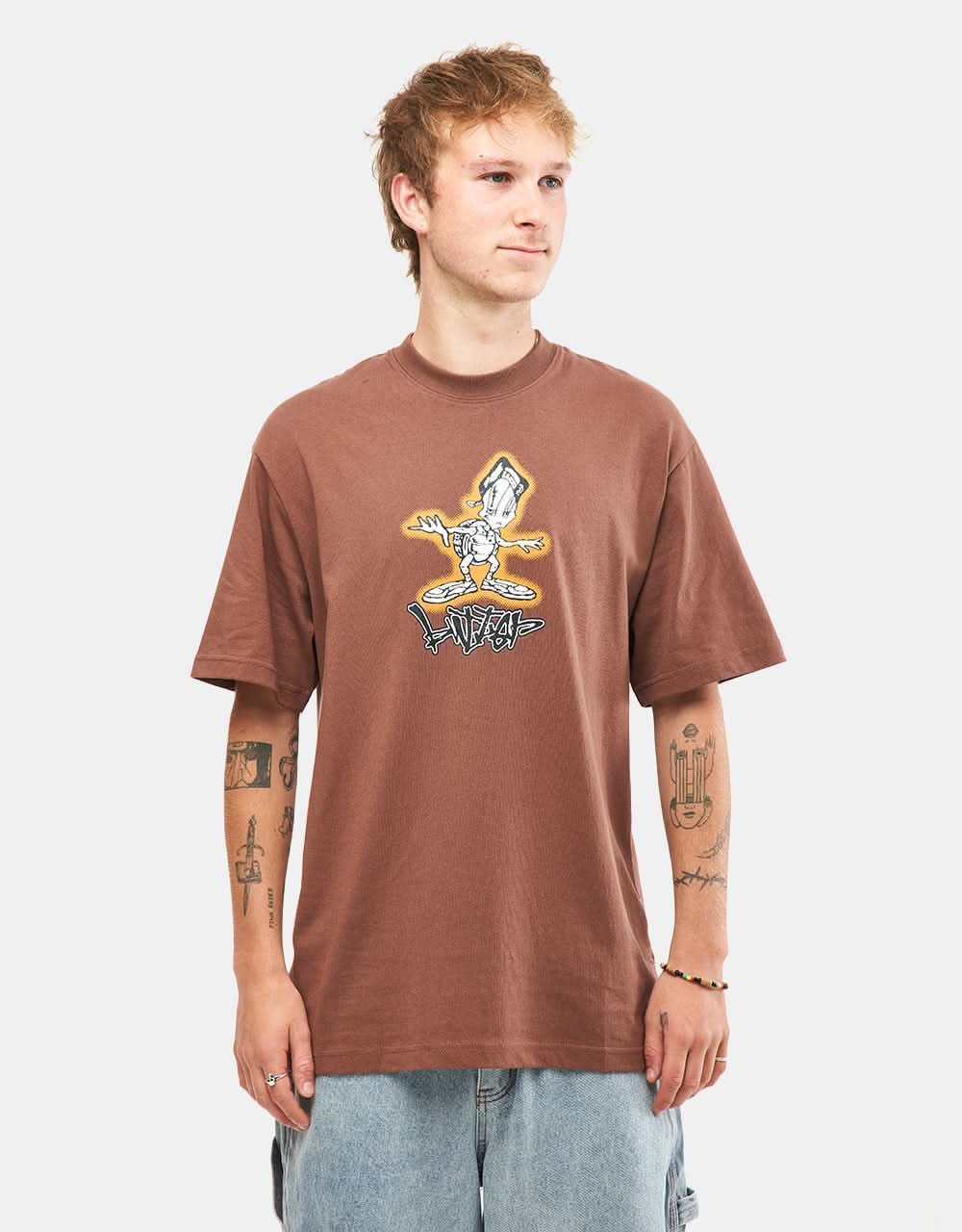 Butter Goods Turtle T-Shirt - Brown