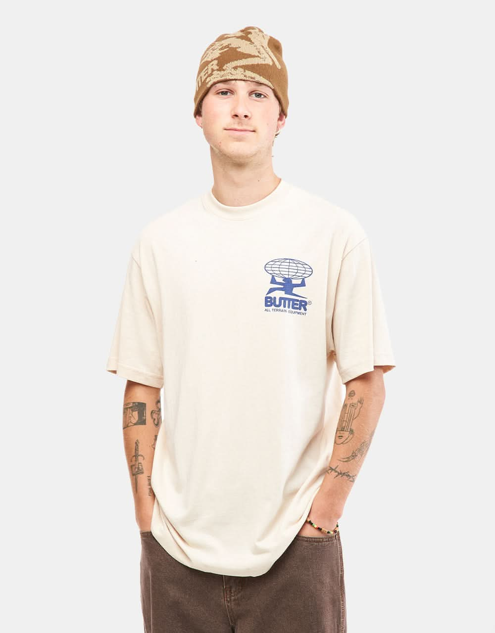 Butter Goods All Terrain T-Shirt - Natural