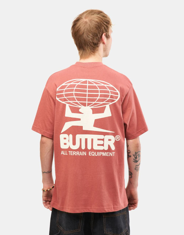 Camiseta todo terreno Butter Goods - Ruibarbo