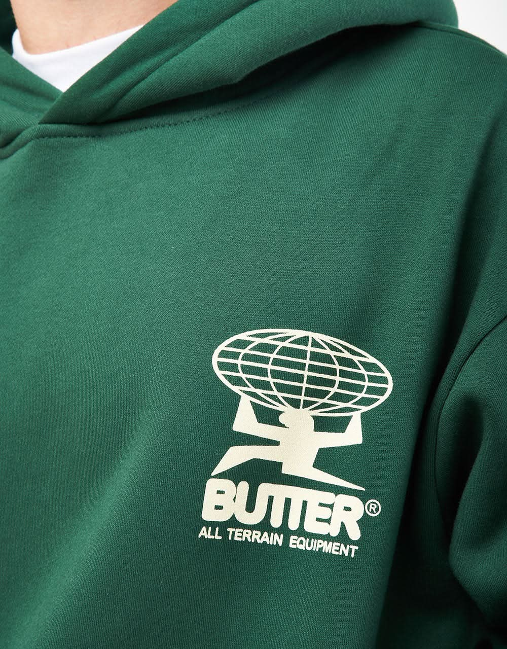 Butter Goods All Terrain Pullover Hoodie - Forest Green