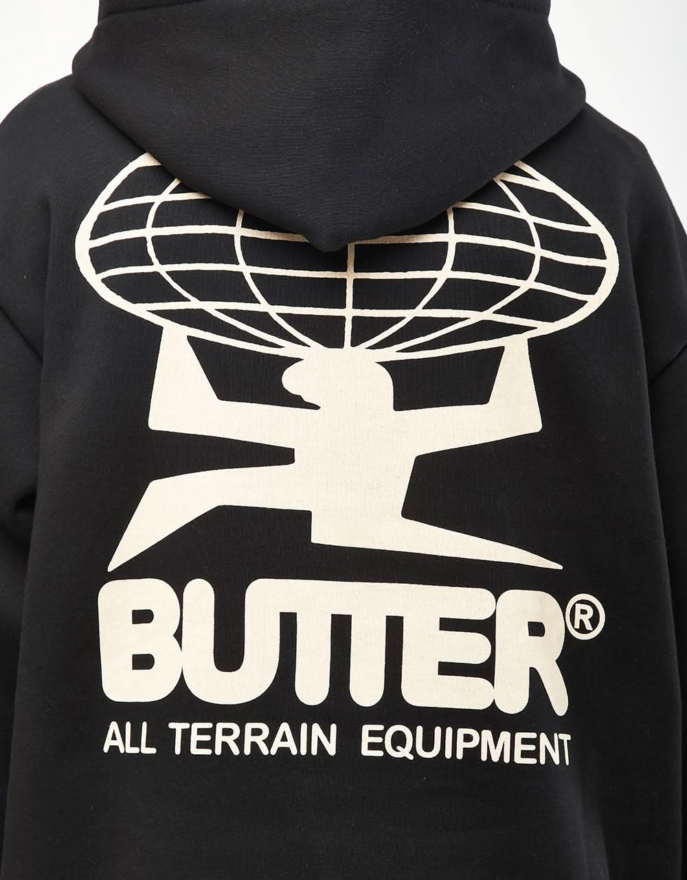 Butter Goods All Terrain Pullover Hoodie - Black