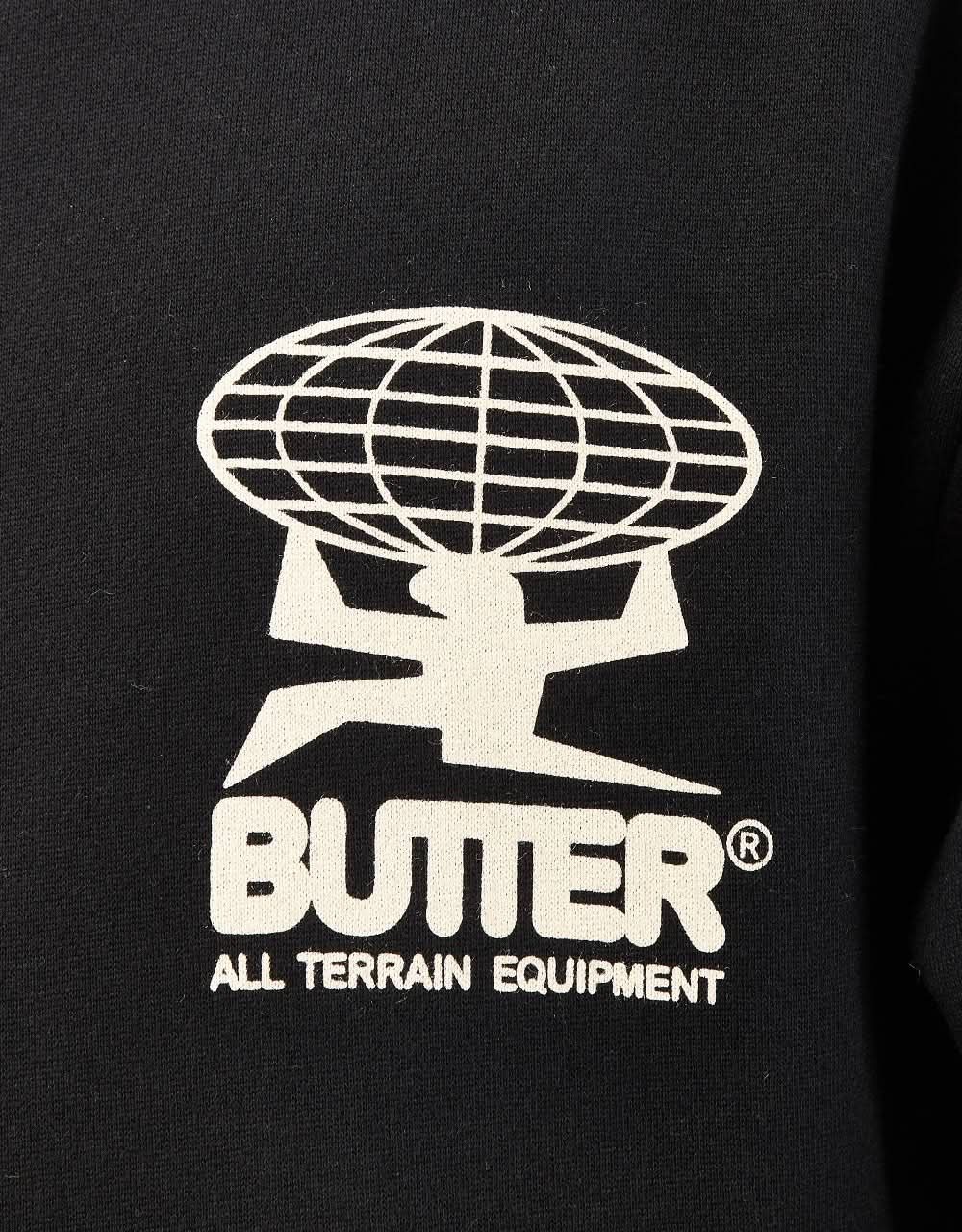 Butter Goods All Terrain Pullover Hoodie - Black