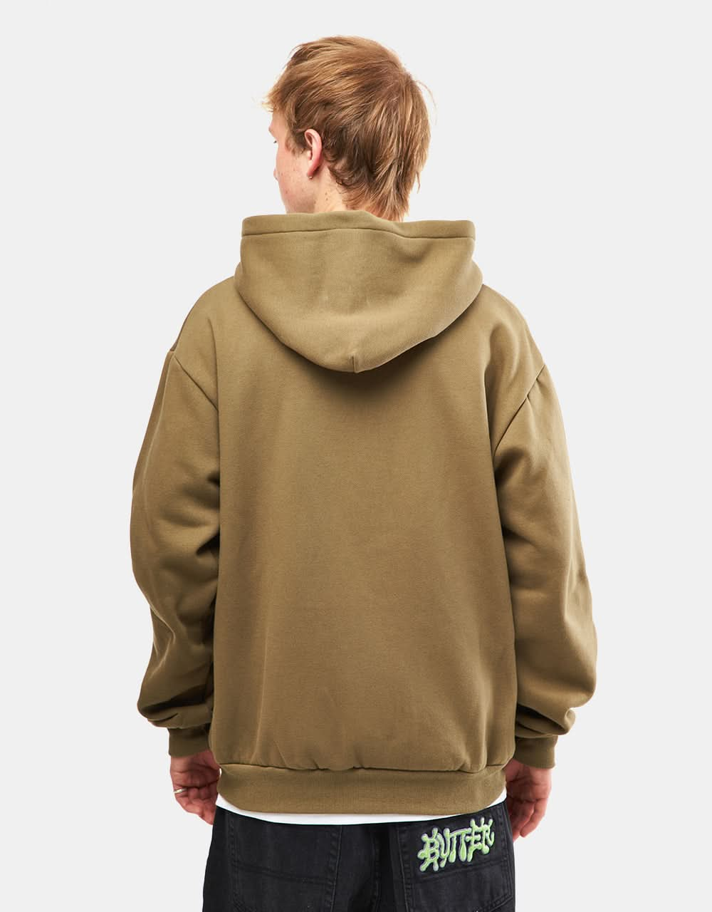 Butter Goods Stars Zip-Thru Hoodie - Army