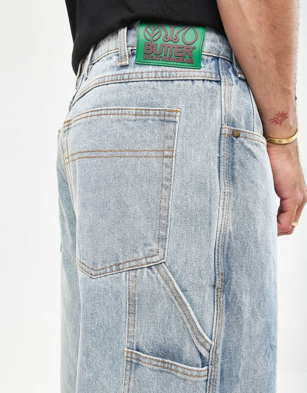 Jeans Butter Goods Weathergear Denim - Lavaggio chiaro sbiadito