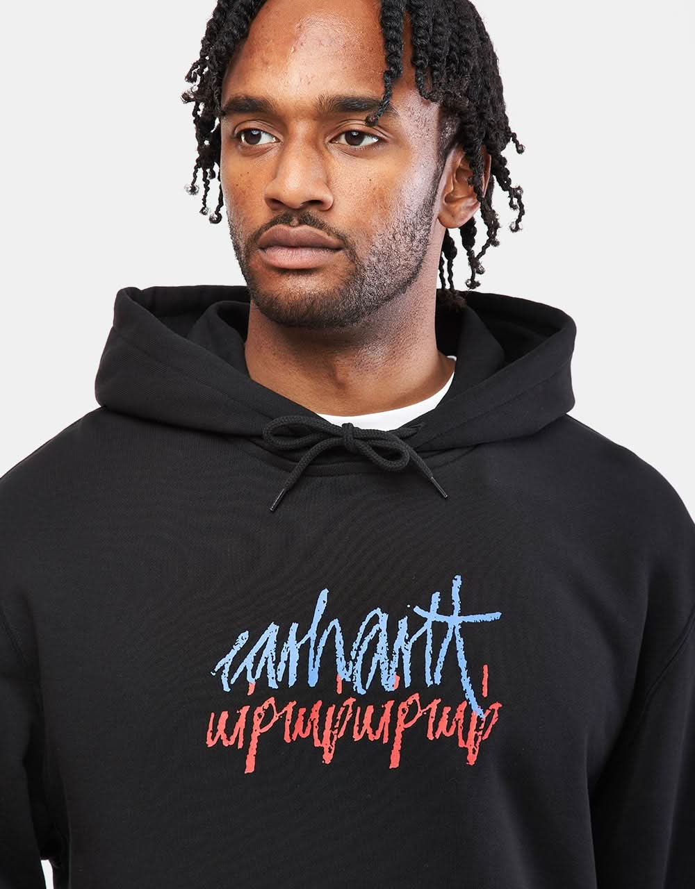 Carhartt WIP Hooded Stereo Sweatshirt - Black