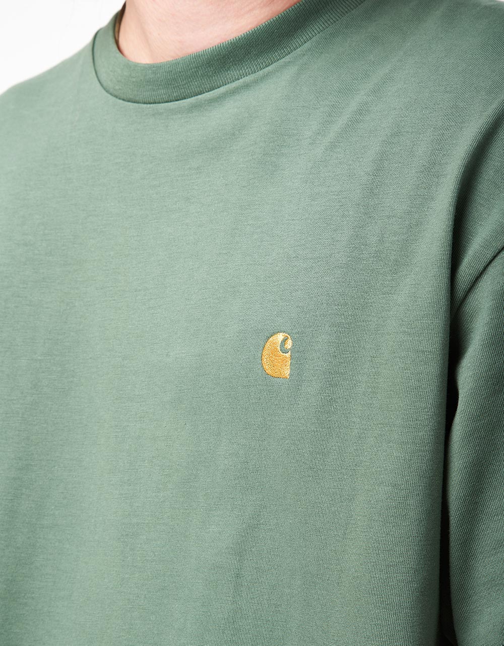 Carhartt WIP S/S Chase T-Shirt - Duck Green/Gold