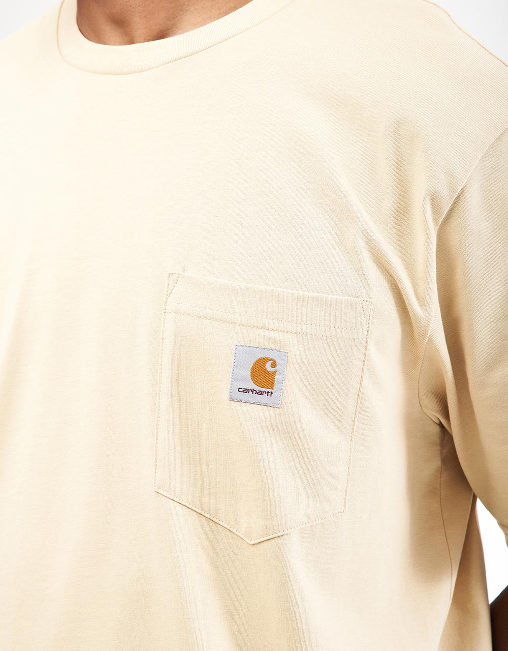 T-shirt con tasca Carhartt WIP S/S - seta di mais