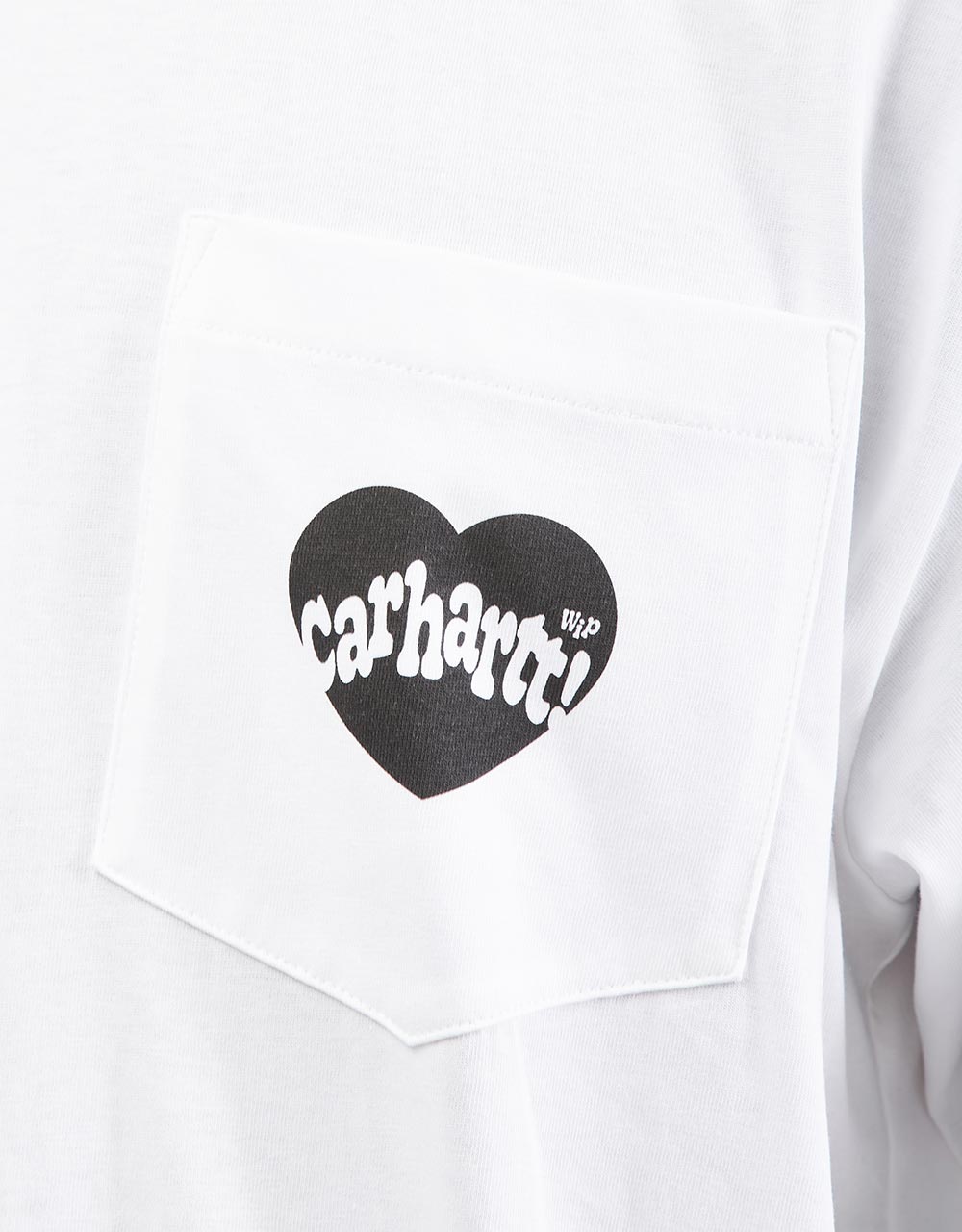 Carhartt WIP S/S Amour Pocket T-Shirt - White/Black