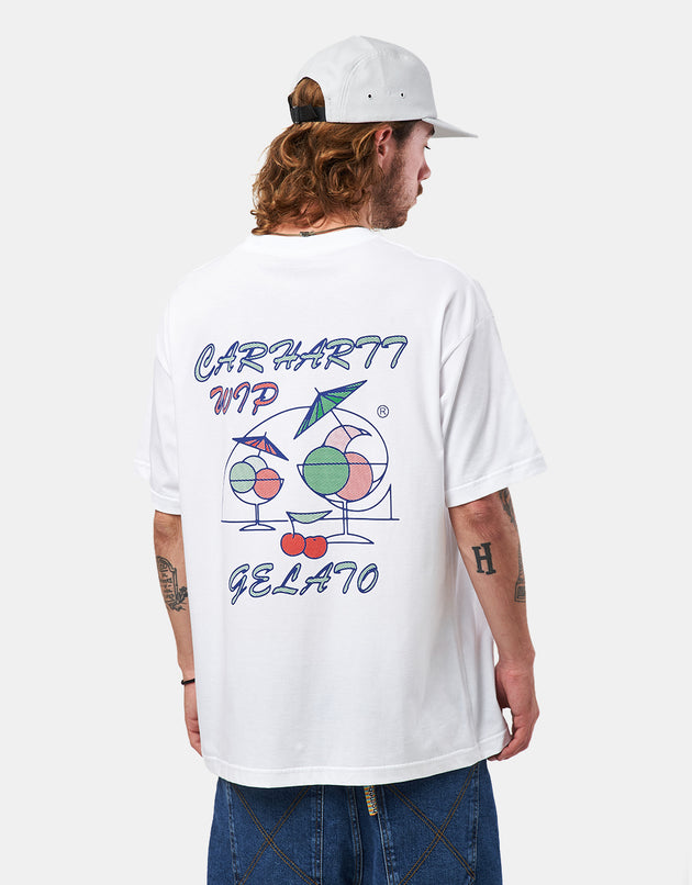 T-shirt Carhartt WIP P/E Gelato - Bianca