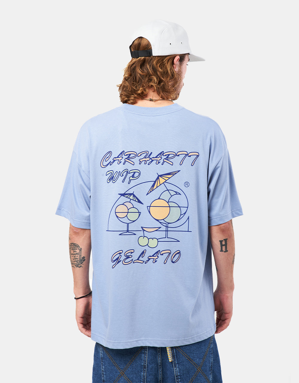 T-Shirt Carhartt WIP S/S Gelato - Charm Bleu