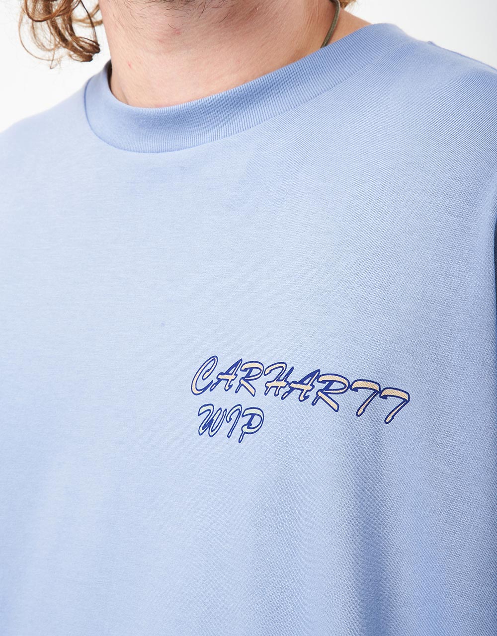 Tričko Carhartt WIP S/S Gelato - Charm Blue