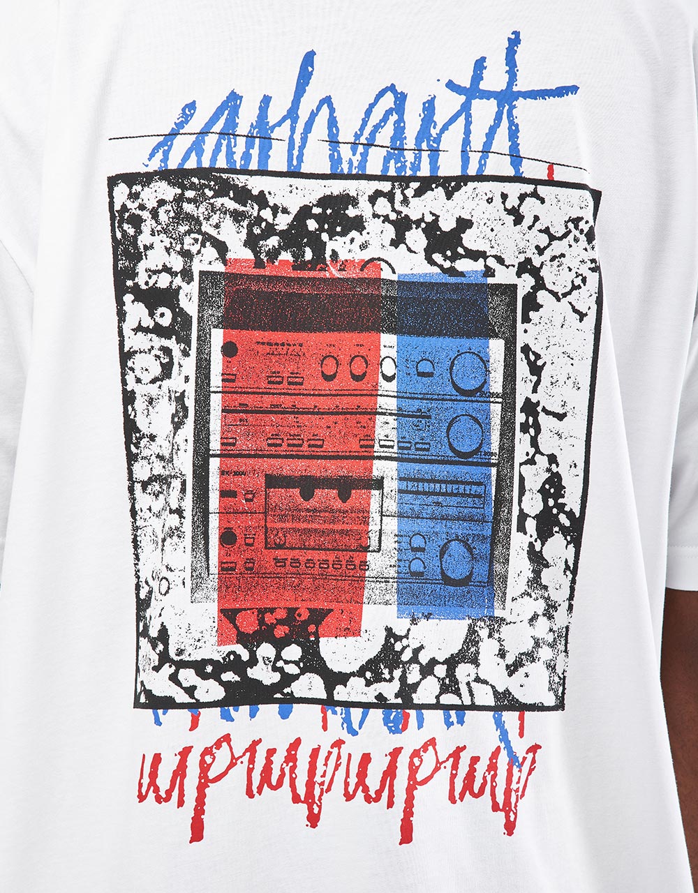 Camiseta Carhartt WIP S/S Stereo - Blanco