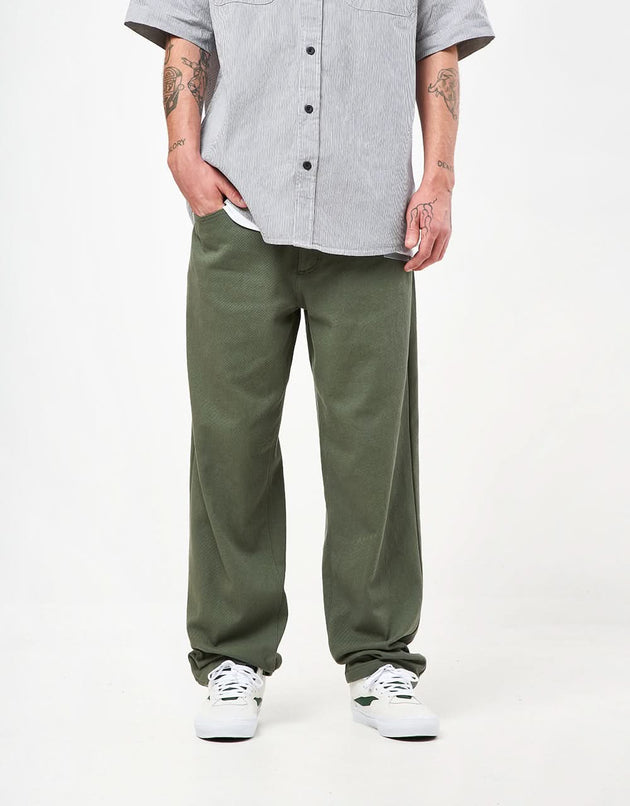 Pantalon en jean ample GX1000 - Olive