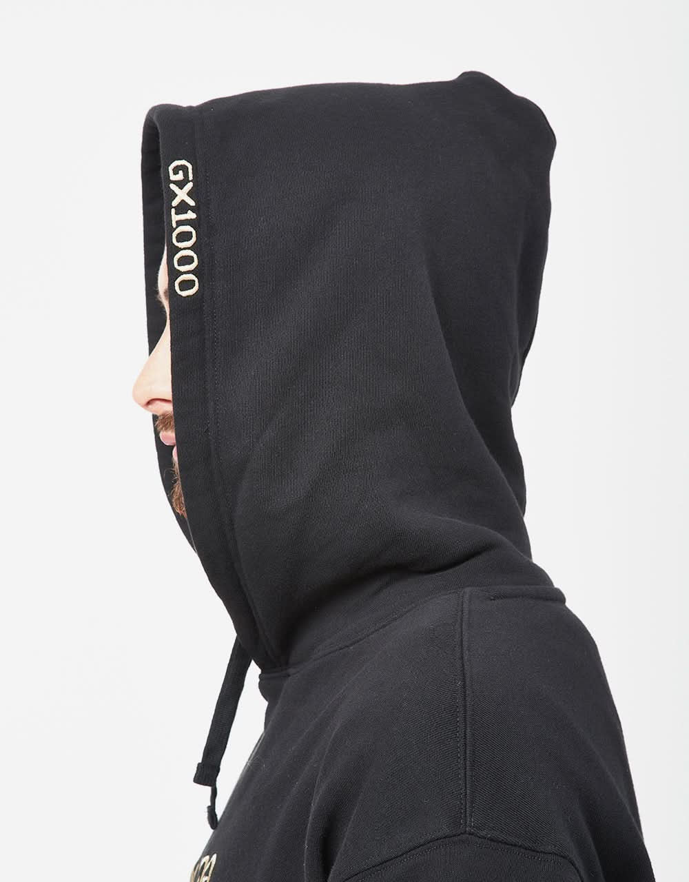 Sweat à capuche GX1000 Streaker - Noir