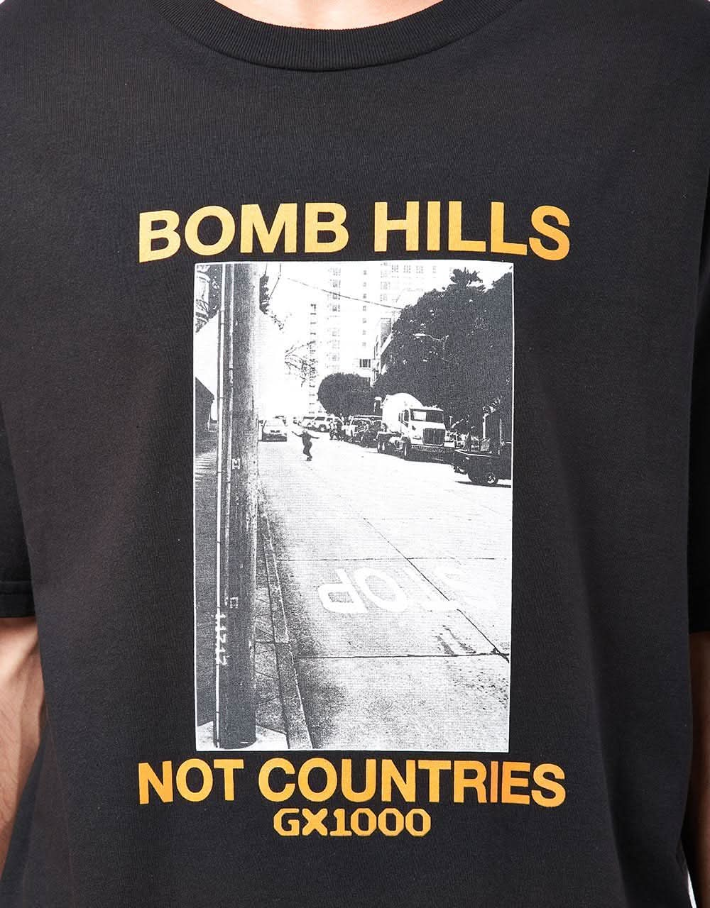 GX1000 Bomb Hills T-Shirt - Black/Orange