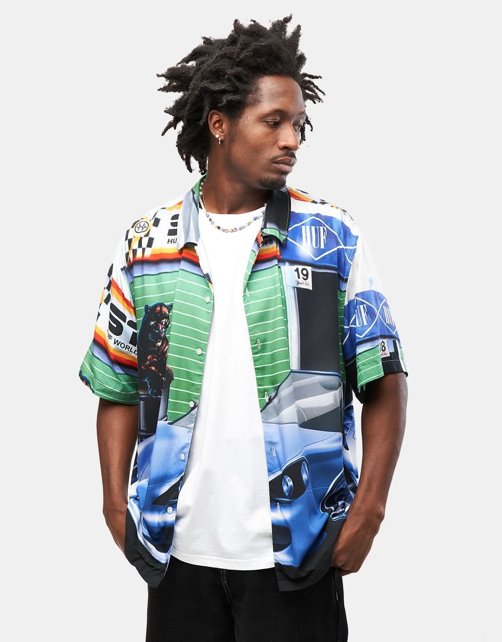 HUF Trophy S/S Resort Shirt - Multi