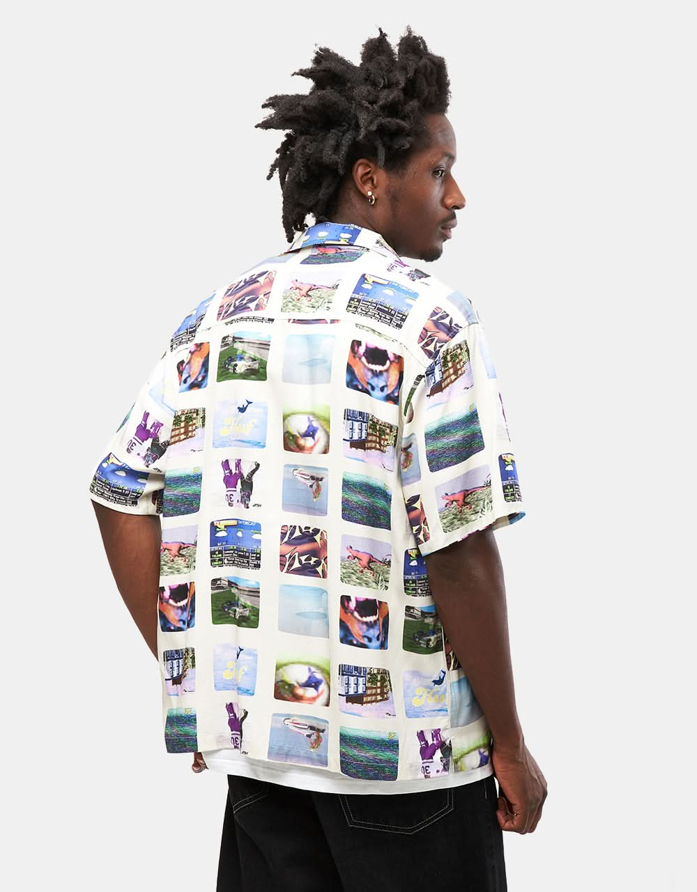 HUF 500 Channels S/S Resort Shirt - Multi